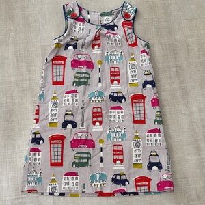 Mini Boden Multicolor City Print Dress